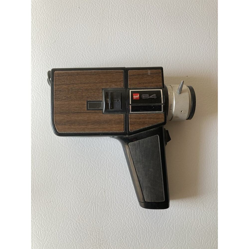 Vintage Gaf 64 8mm Handheld Movie Camera-For Parts Or Repair